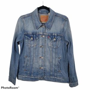 Levi's Red Tab Button Down Denim Jean Jacket Large